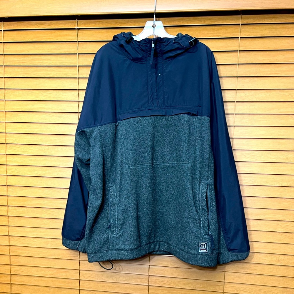 Bass G.H. Bass & Co hoodie sweater men size XL gray/Black